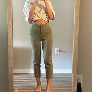 Ann Taylor Petite Sloan Hunter Green Pants